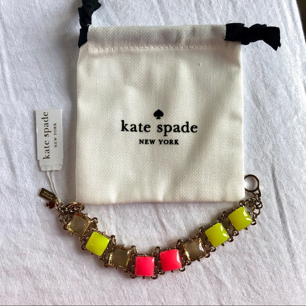 Kate Spade Neon Square Bracelet
